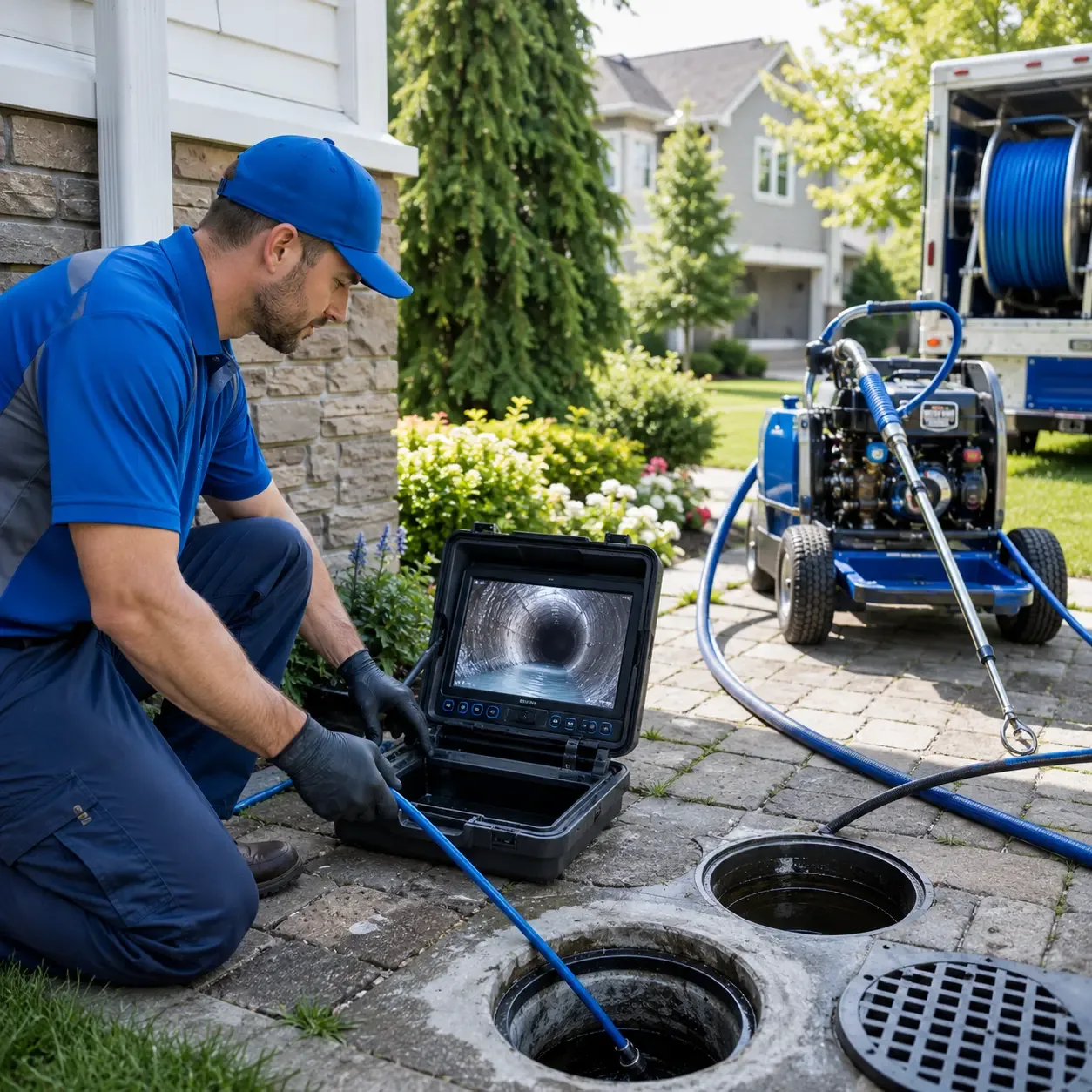 Outdoor drain cleaning professionals serving La Follette, TN